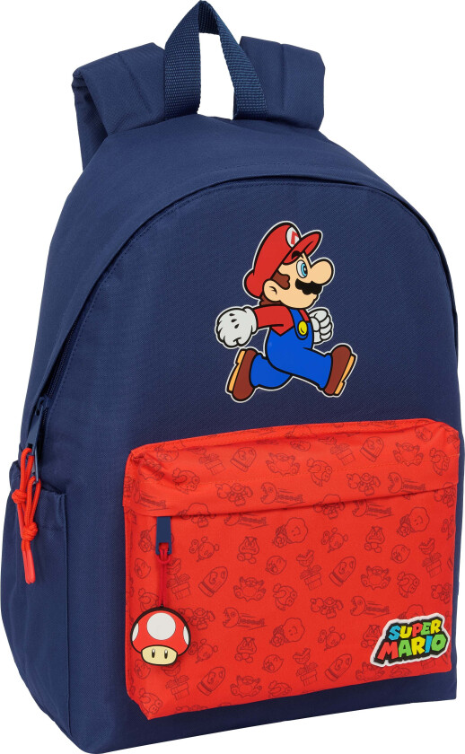 Ryggsekk 17L, Trick Blå/Rød - Ryggsekker - Polyester