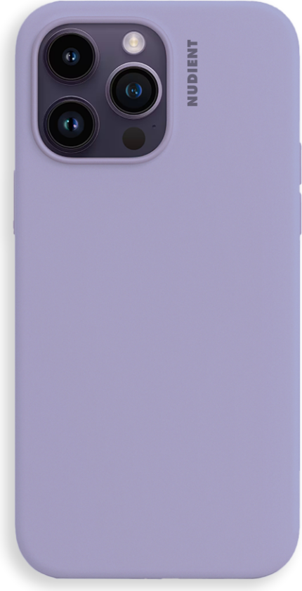 iPhone 14 Pro Base Silicone Deksel - Soft Purple