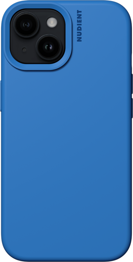 iPhone 15 Base Silicone Deksel - Vibrant Blue