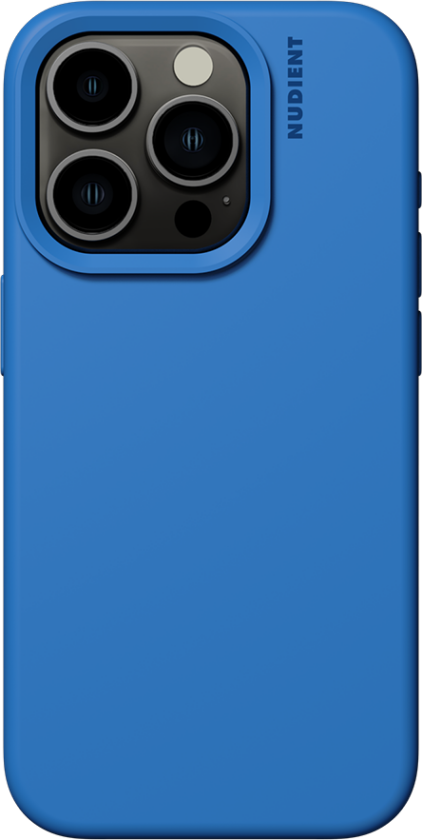 iPhone 15 Pro Base Silicone Deksel - Vibrant Blue