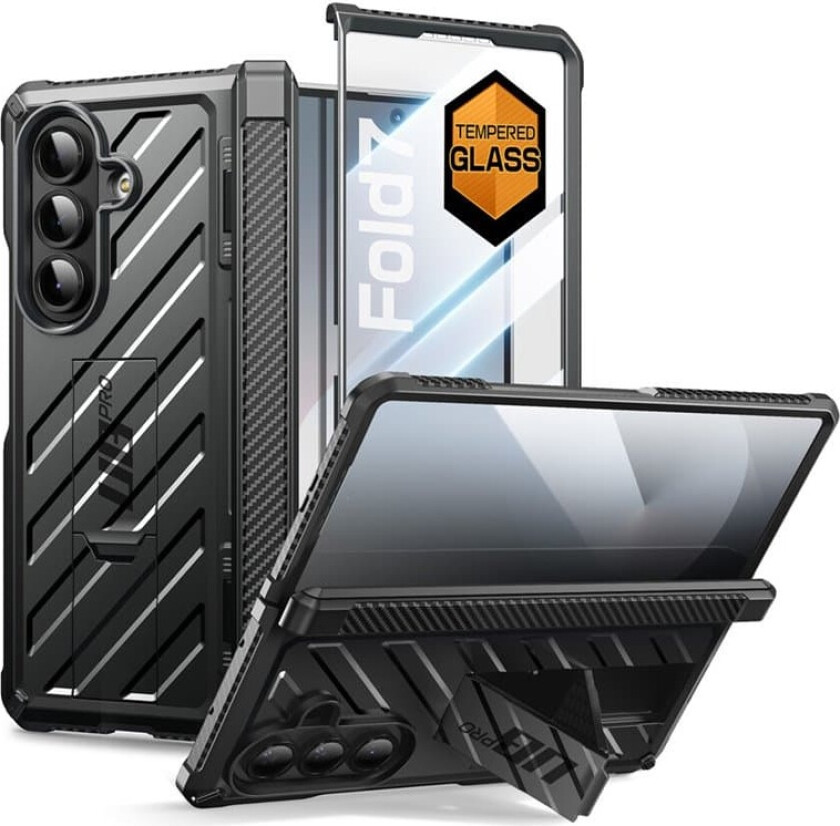 SUPCASE UB Pro deksel Samsung Galaxy Z Fold 7 - Svart