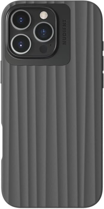 Nudient iPhone 16 Pro Max Deksel Bold MagSafe Storm Black