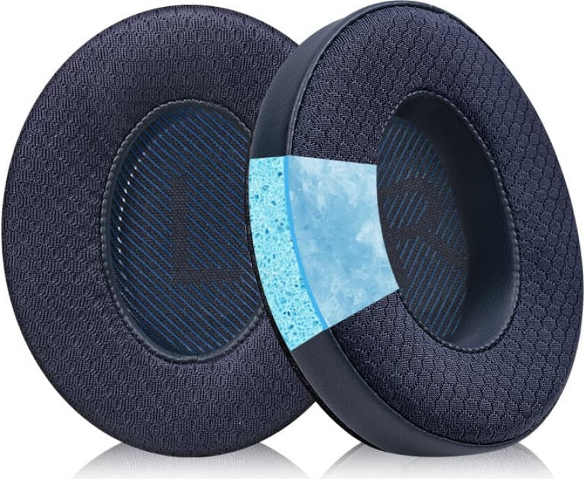 INF Kjølende geløreputer til Bose QC35 hodetelefoner Blå