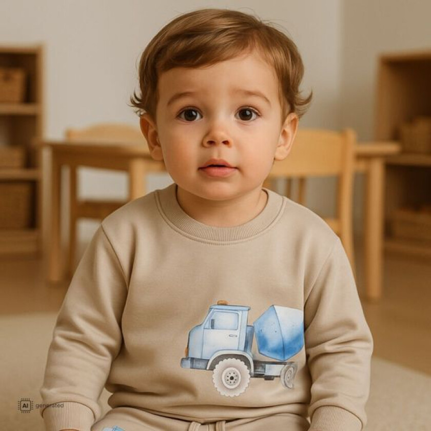 Name It - Genser Sweat Narina Island Fossil