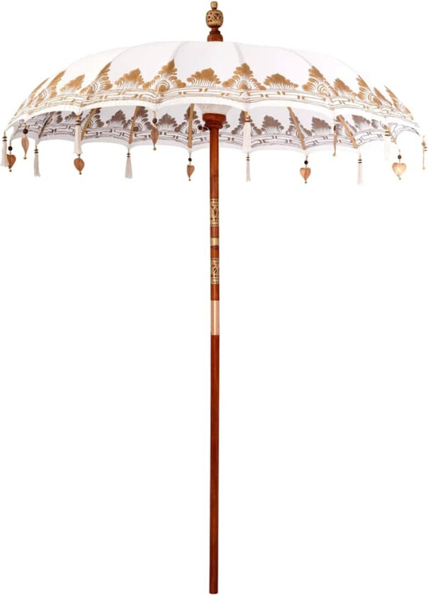 Parasoll Annet Krem x 250 cm Bomull og tre