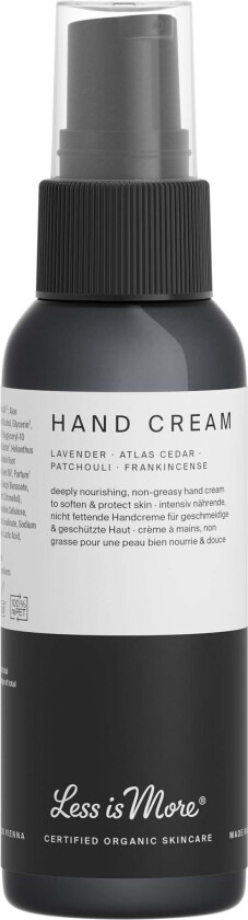 Less Is More Organic Hand Cream Lavender Travel Size 50 ml