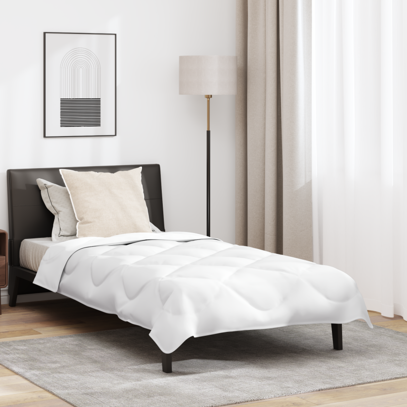Dyne med pute Annet med pute 2 pcs Hvit 155 x 200 cm Mikrofiber