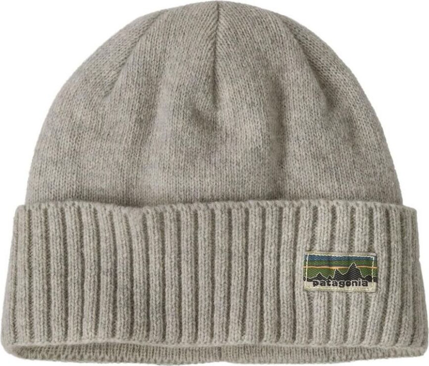 Brodeo Beanie Og Legacy Label: Crisp Grey Male
