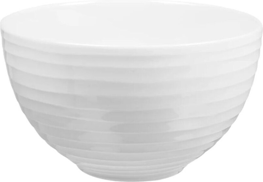 Blond bolle liten stripe hvit