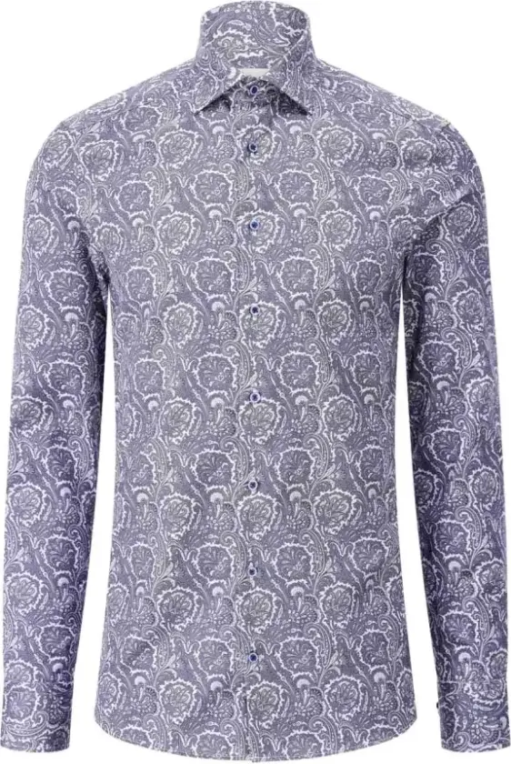 Herre, Skjorter, Blå, L