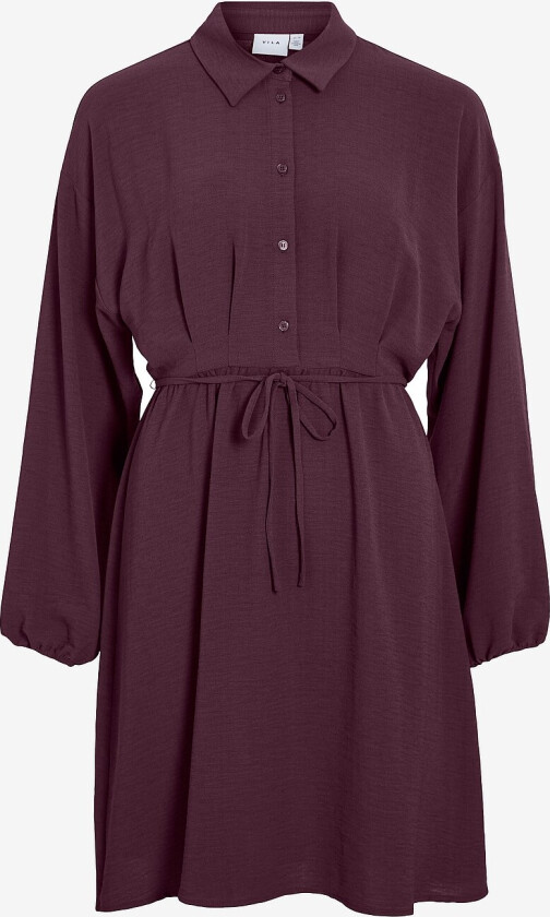 Skjortekjole viSurashil L/S - Rød