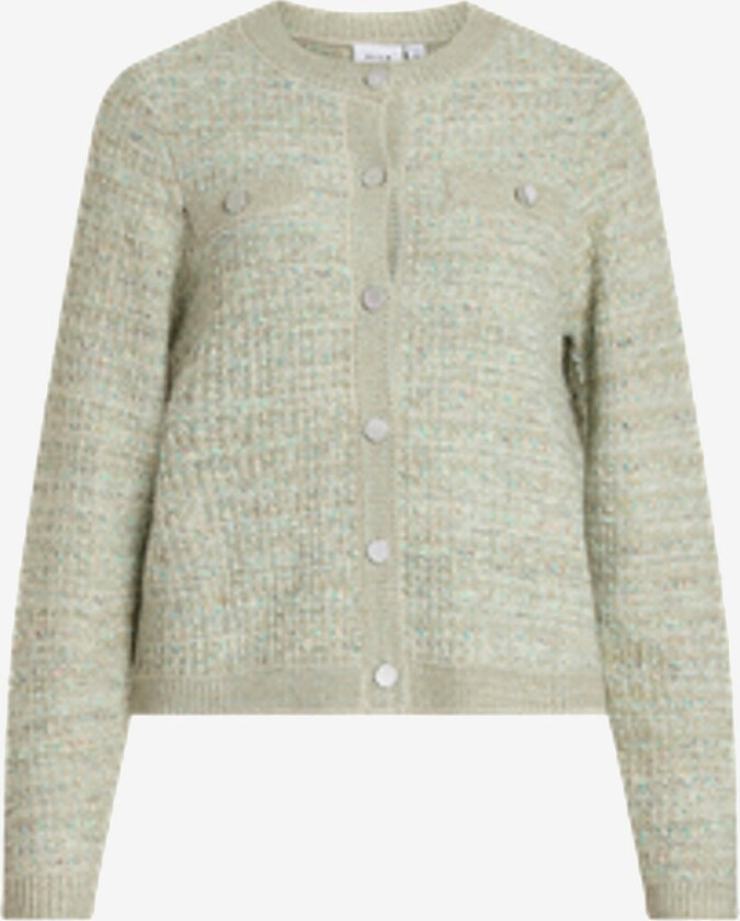 Kardigan viLemoni L/s O-neck Knit - Grå