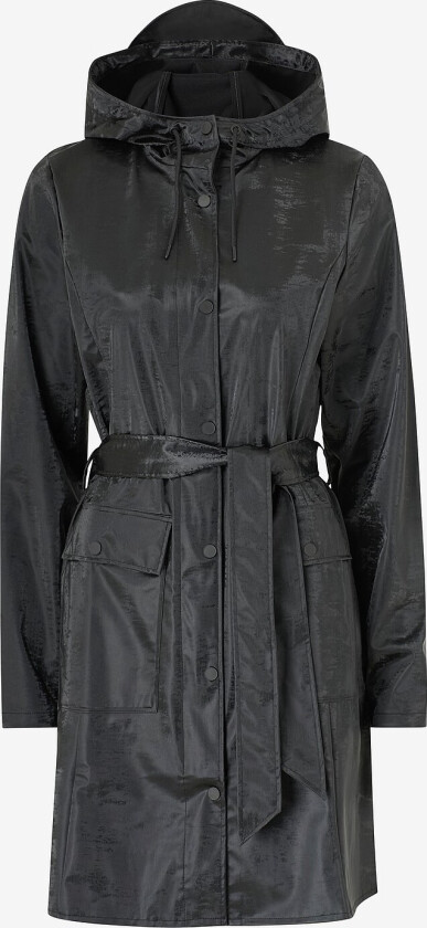 Regnjakke Curve Long Jacket W3 - Svart