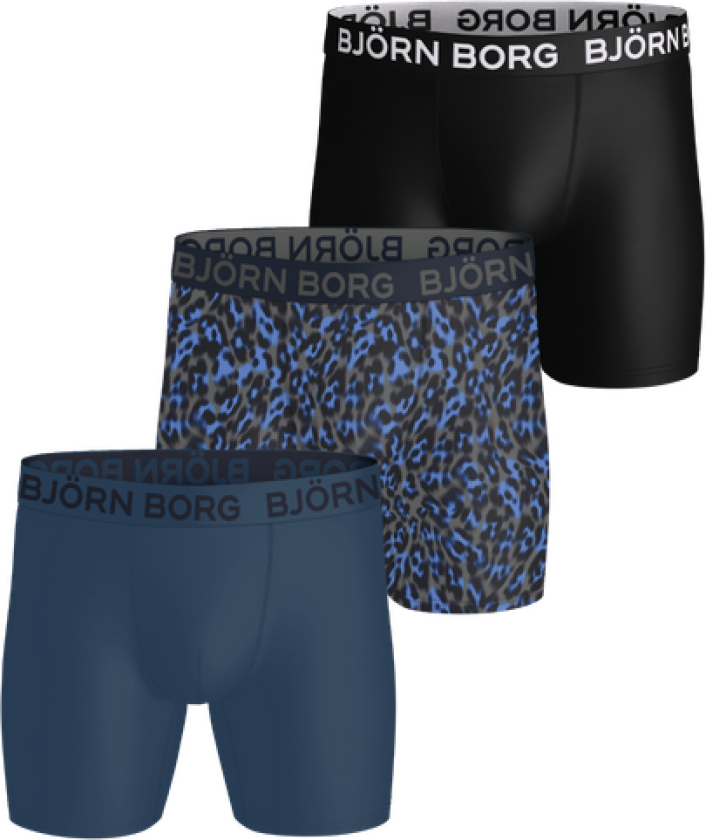 Sports Microfiber Boxers 3-pack
