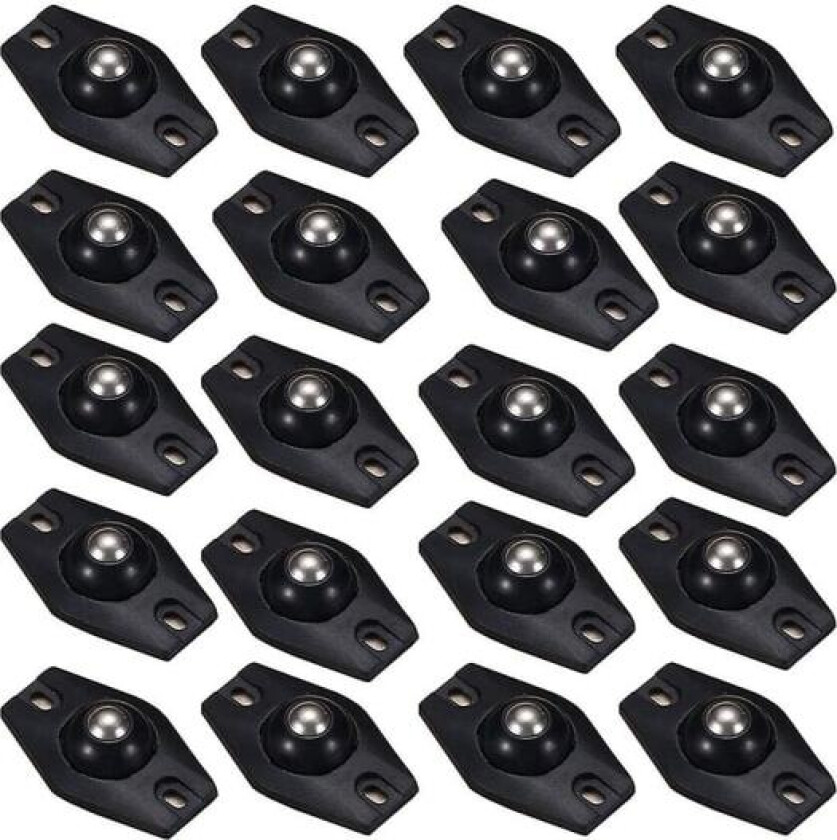 20 stk Mini svingbare hjul Møbelhjul Selvklebende hjul Hjul 360universal mini hjul Wi