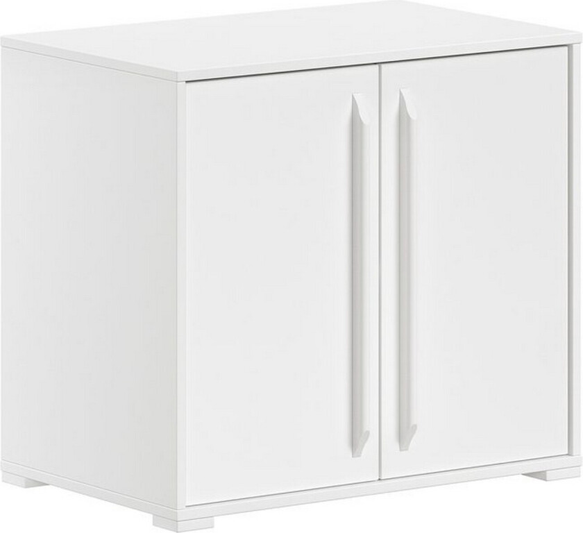 Kommode med 2 dører Sam Hvit - Hvit