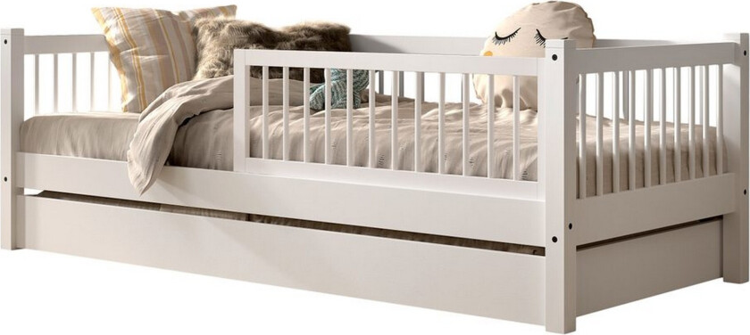 Kabin seng med skuff og sikkerhetsrekkverk Forrest Bøk - Bøk