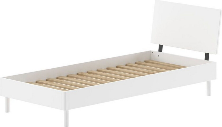 Seng massiv sengegavl Forrest Hvit - Hvit