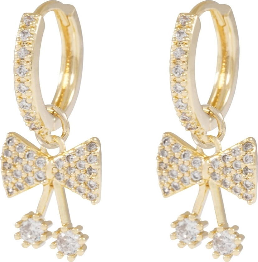 Cicce Cherry Pendant Earring Gold Onesize