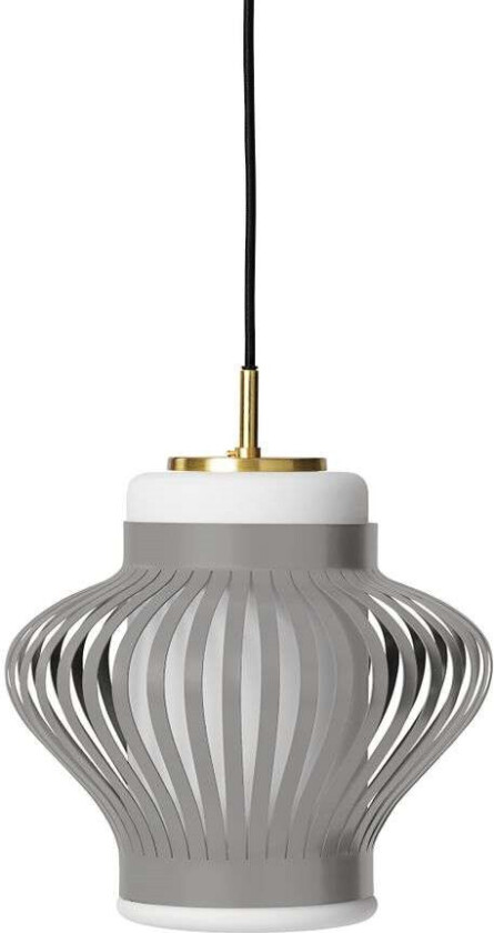 Opal Lamella takpendel Sky grey, sandblåst opal