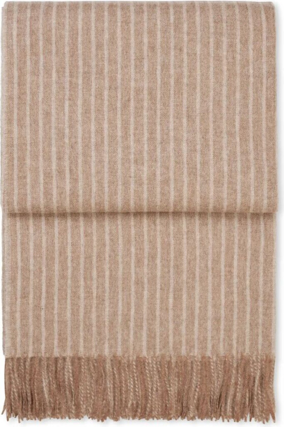 Stripes pledd 130 x 200 cm Camel