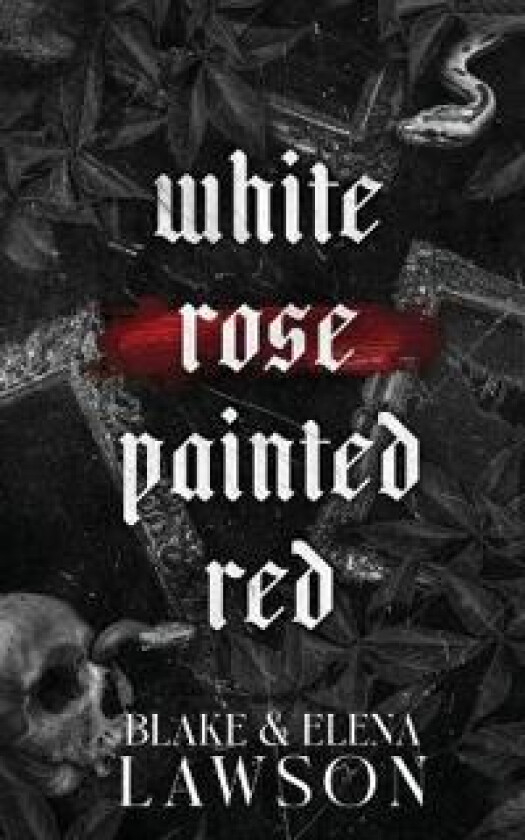 White Rose Painted Red