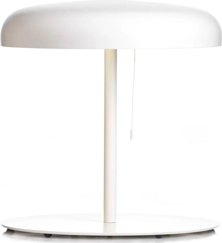 Mushroom bordlampe hvit