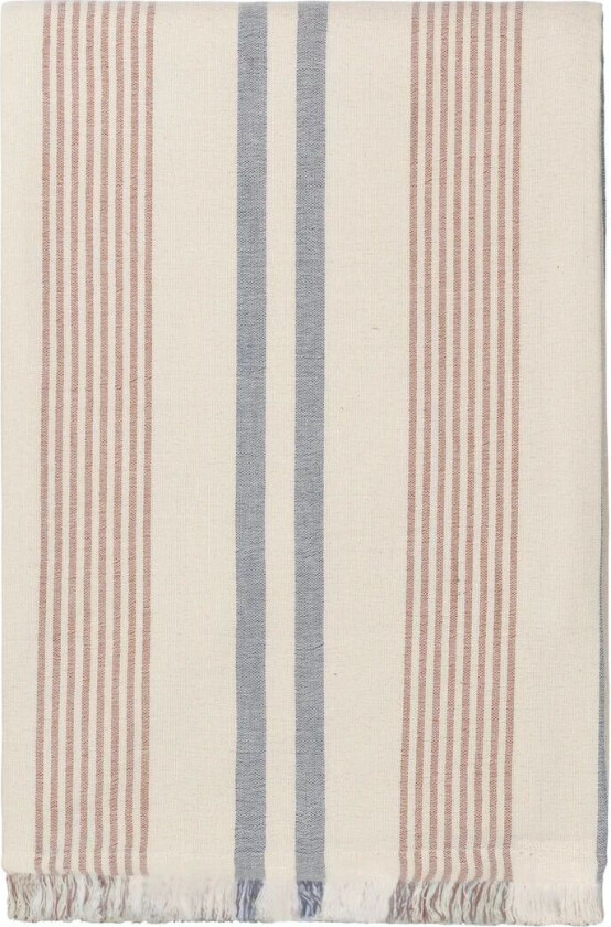 Iris pledd 130 x 215 cm Blue-Rusty red