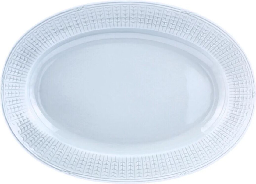 Swedish Grace fat oval 32 cm Is (lyseblå)