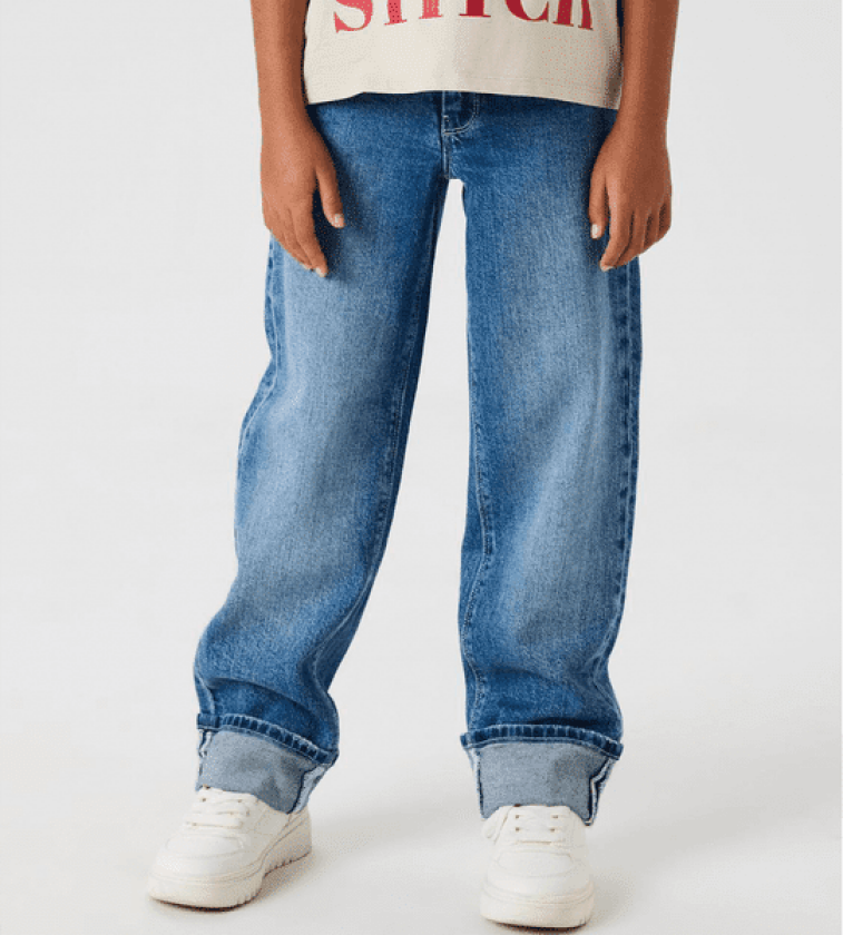 Name It Nkfrose Straight jeans til barn, Medium Blue Denim