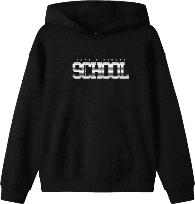 Name It Nkmlucas hettegenser til barn, Black