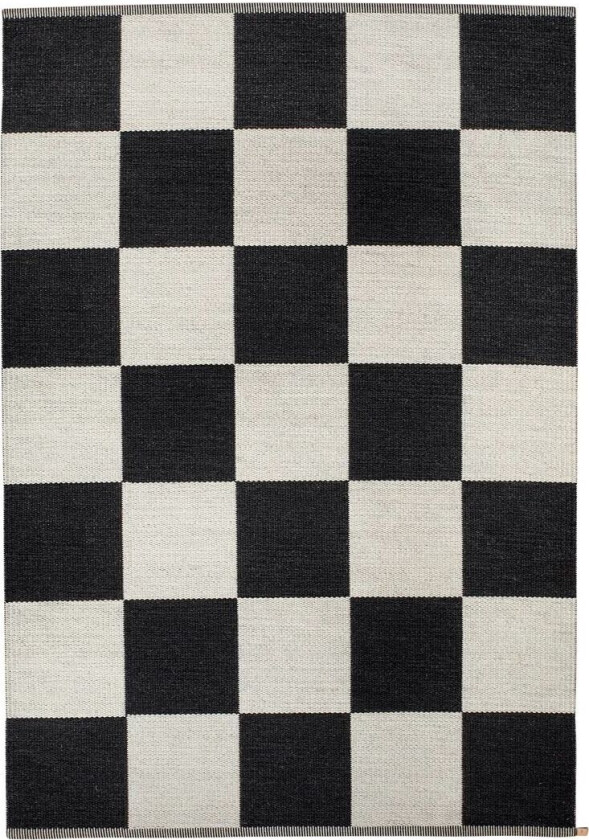 Checkerboard Icon gulvteppe 165x240 cm Midnight black