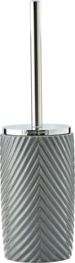 Milda toalettbørste 35 cm Monument grey-silver
