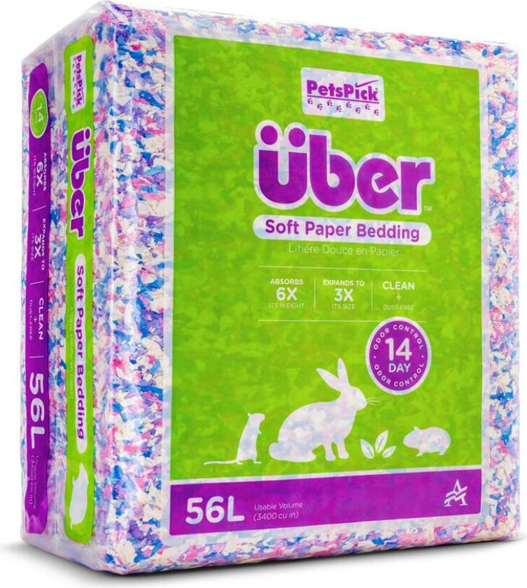 Bilde av Über - Soft Paper Bedding 56l Confetti - (45063)