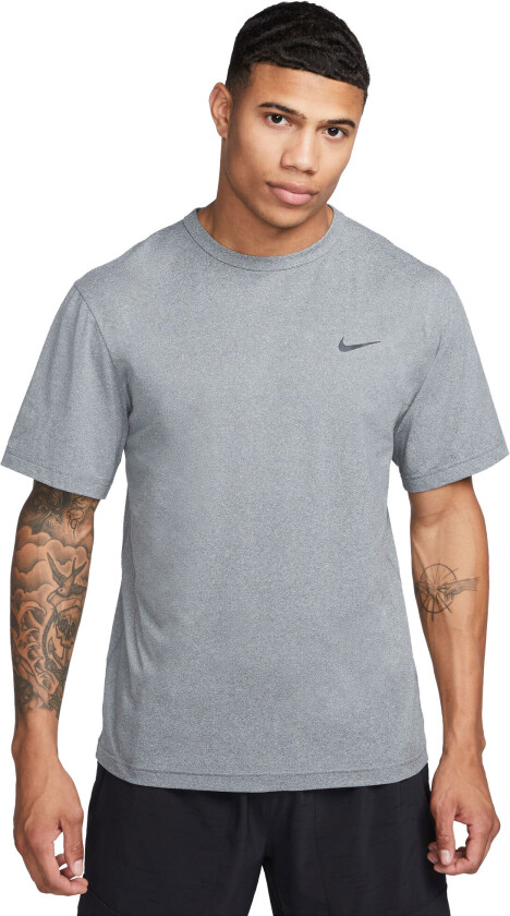 Dri-Fit Uv Hyverse T-Shirt Herre Smoke Grey/Heather/Black