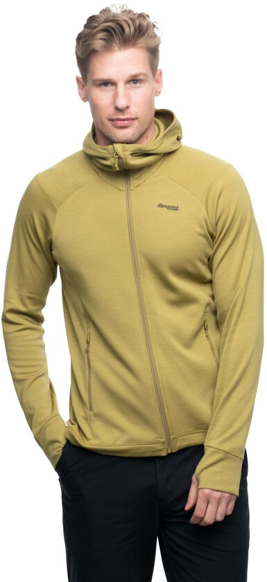Bergans Of Norway Ulstein Wool Hood Jacket Herre Olive Green XL