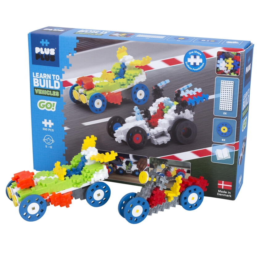 Plus-Plus -Learn to build - Vehicles (7011)