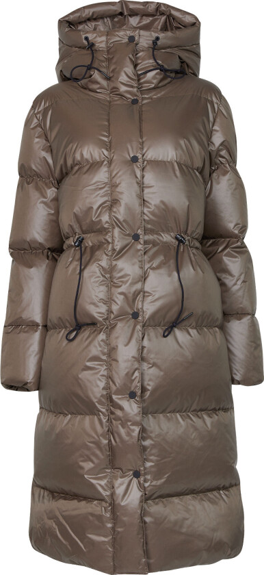 Women's Verona Down Coat 34, Pale Brown