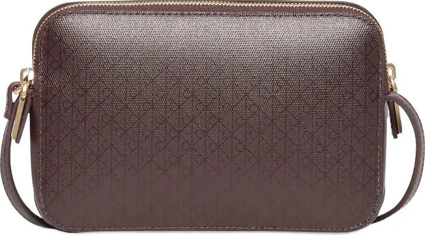 Emblem Aop Elongated Camera Bag - Brown - ONE SIZE