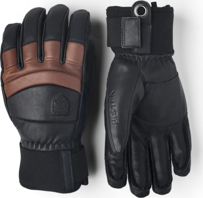 Fall Line 5-Finger 8, Navy/Brown