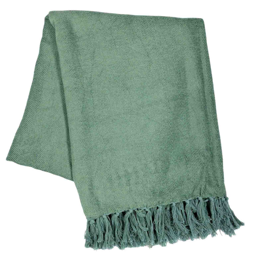 Pledd Jeanett 125x150cm grønn