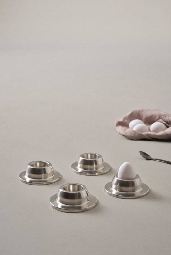 ALANA eggeglass 4-pk Sølv