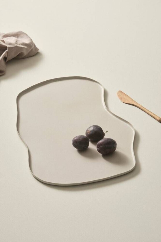 DREW brett/serveringsfat 47x30 cm Beige