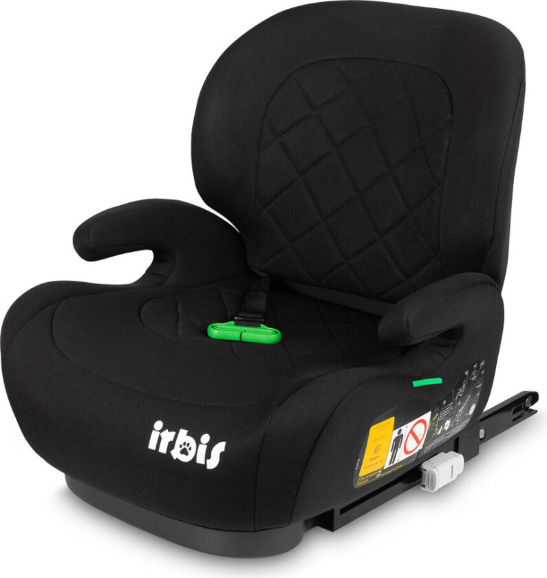Irbis ISOFIX i-Size bilsete - 125-150 cm, 7+ år - Sort