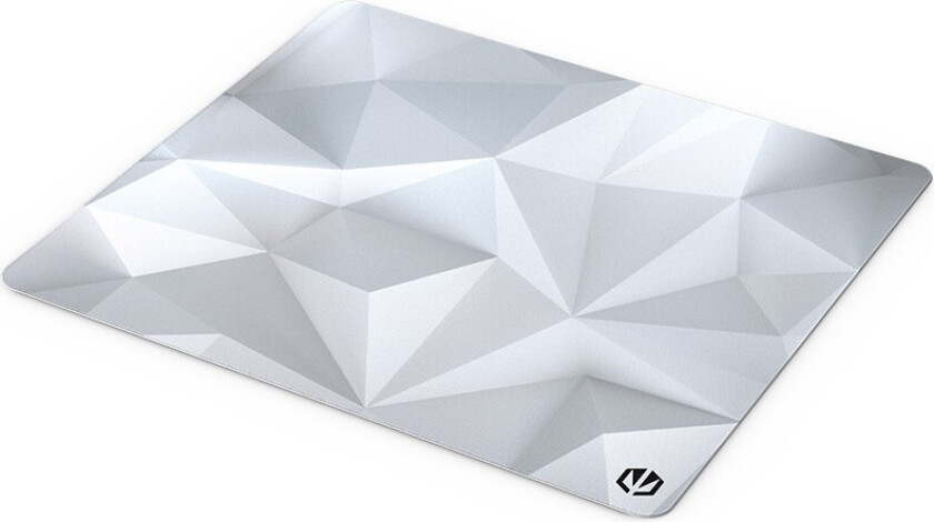 Crystal Onyx L Musematte - Anti-slip, 450x400mm - Hvit