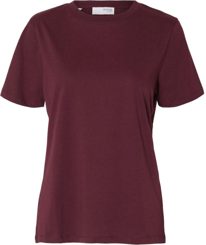 Selected Femme My Essential o Neck T-skjorte - Fig - XXL