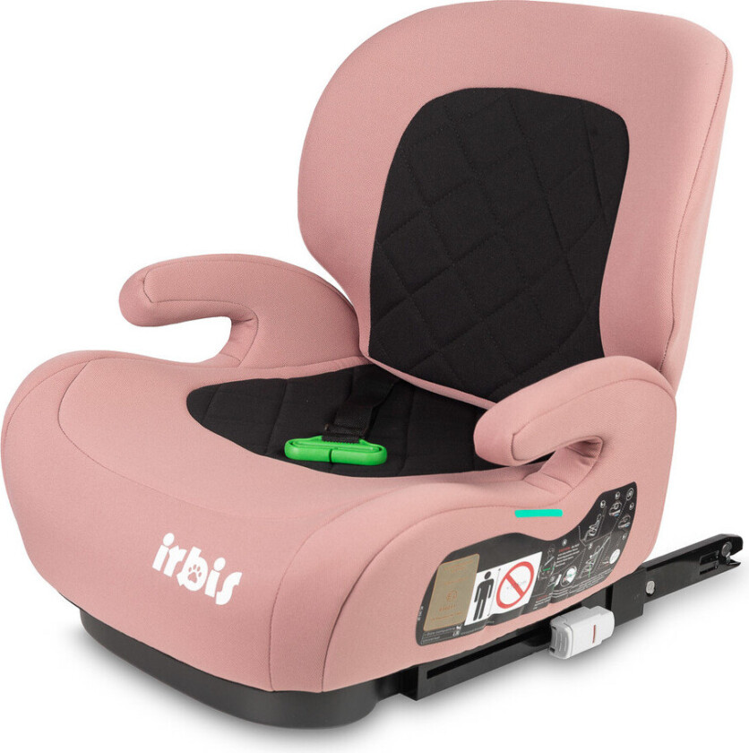 Irbis ISOFIX i-Size bilsete - 125-150 cm, 7+ år - Pink