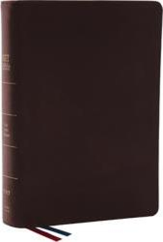 NET Bible, Full Notes Edition (NET, Brown Genuine Leather, Comfort Print, Thumb Indexed)