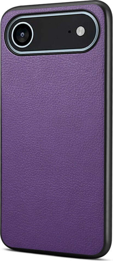 iPhone 17 Air Hybrid Plast Deksel med Skinntekstur – Lilla