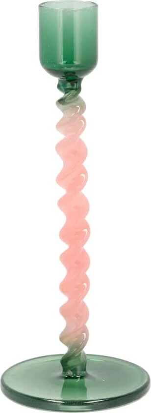 Styles lysestake 16,3 cm Green-pink